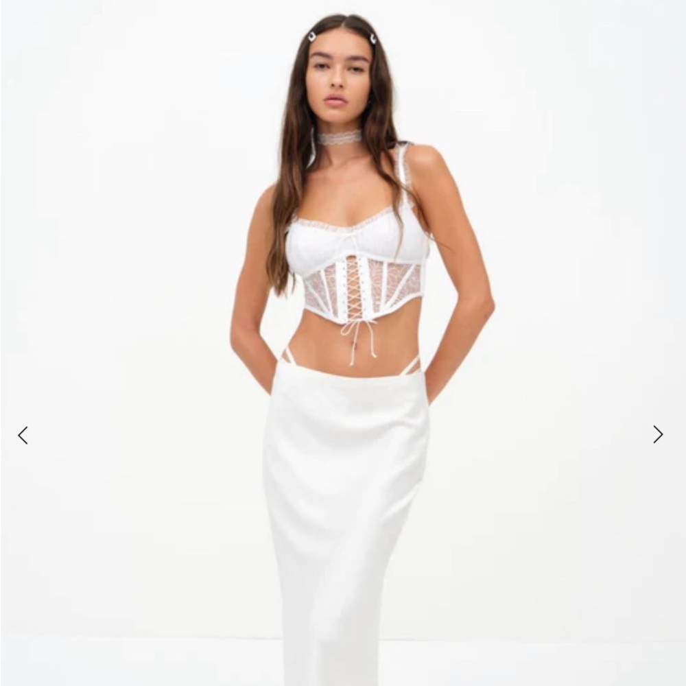 NWT Love and Lemons Emilia Corset Top